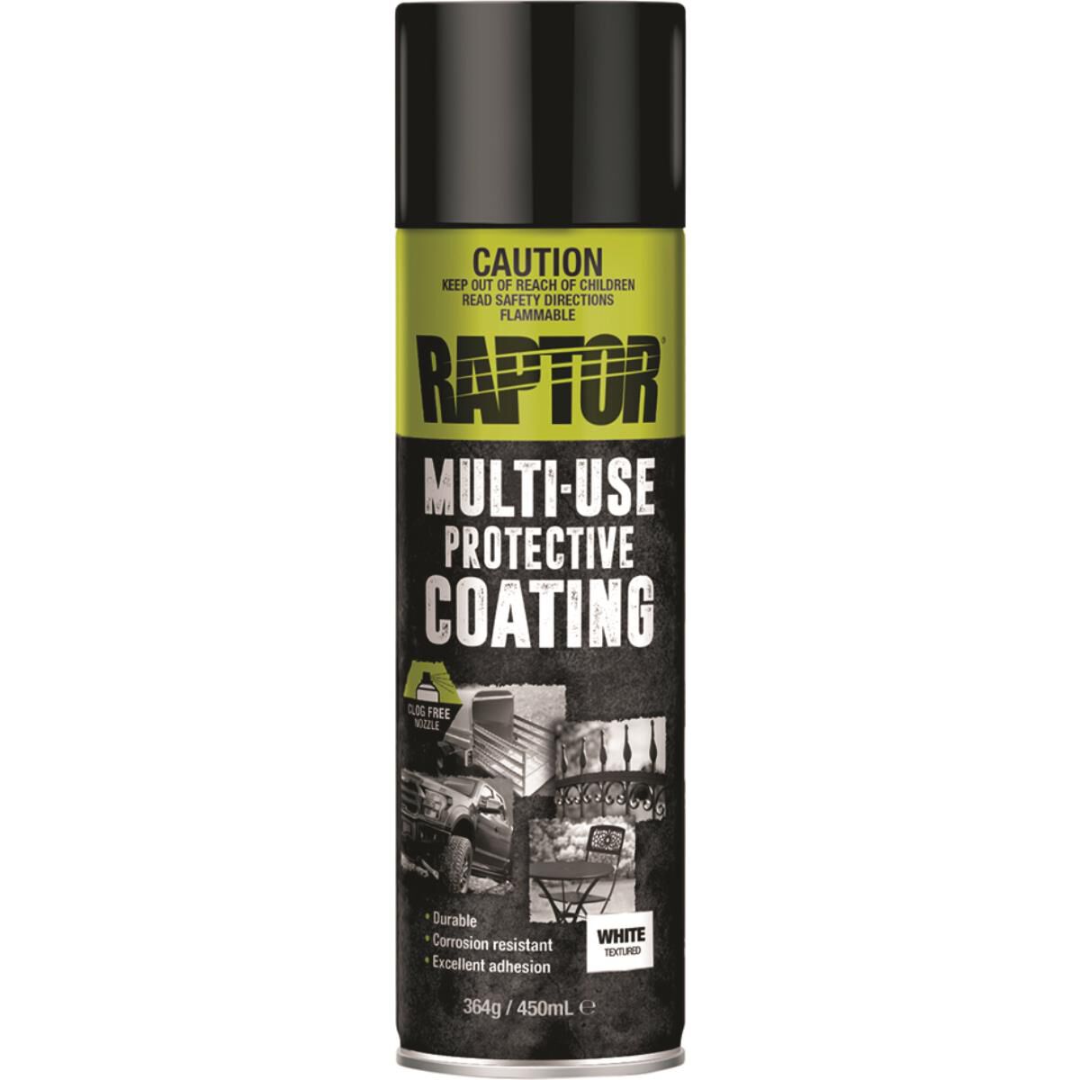 Raptor Multi-Use Protective Coating, White - 450mL, , scaau_hi-res