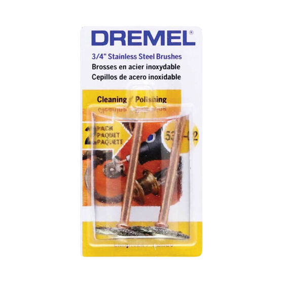 Dremel Stainless Steel Brush 19mm (530-2), , scaau_hi-res