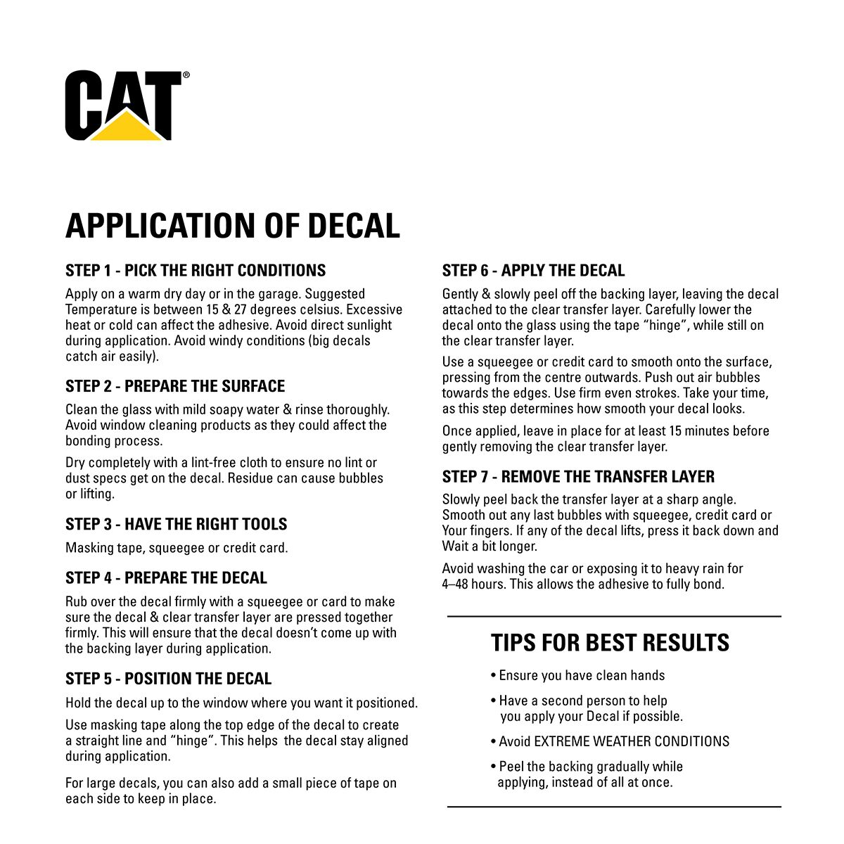 CAT A3 Logo Sticker, , scaau_hi-res