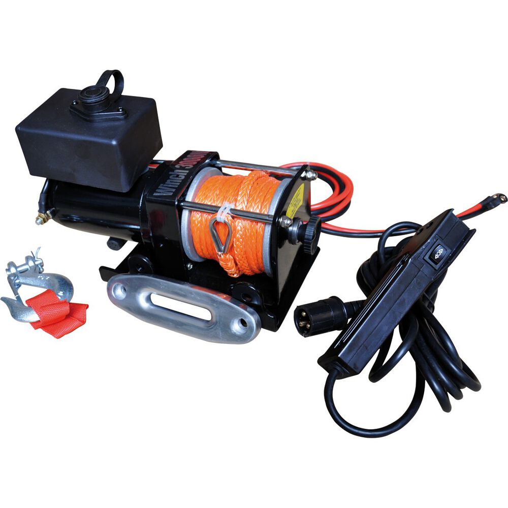 Ridge Ryder Electric Winch 12V, 3,000lb Supercheap Auto