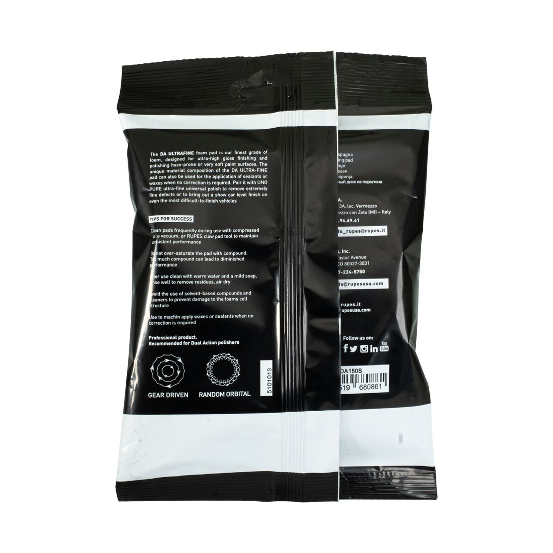 RUPES D-A Ultra-fine Polishing Foam Pad - 130/150mm, , scaau_hi-res