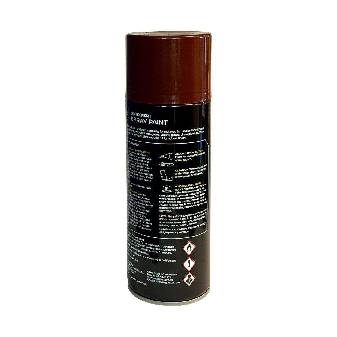 5 Star Enamel Spray Paint Indian Red 250g, , scaau_hi-res