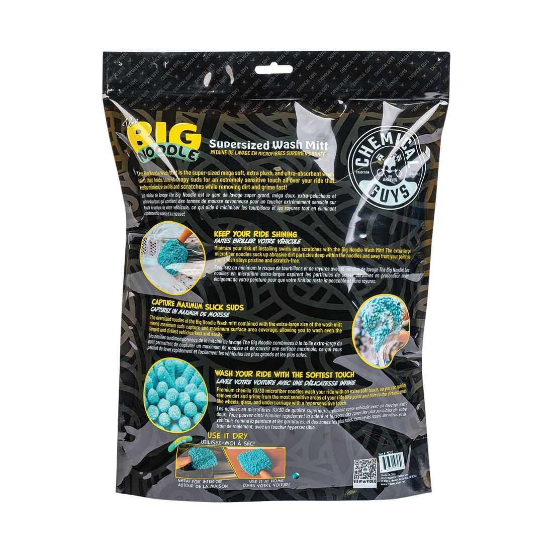 Chemical Guys The Big Noodle Wash Mitt, , scaau_hi-res