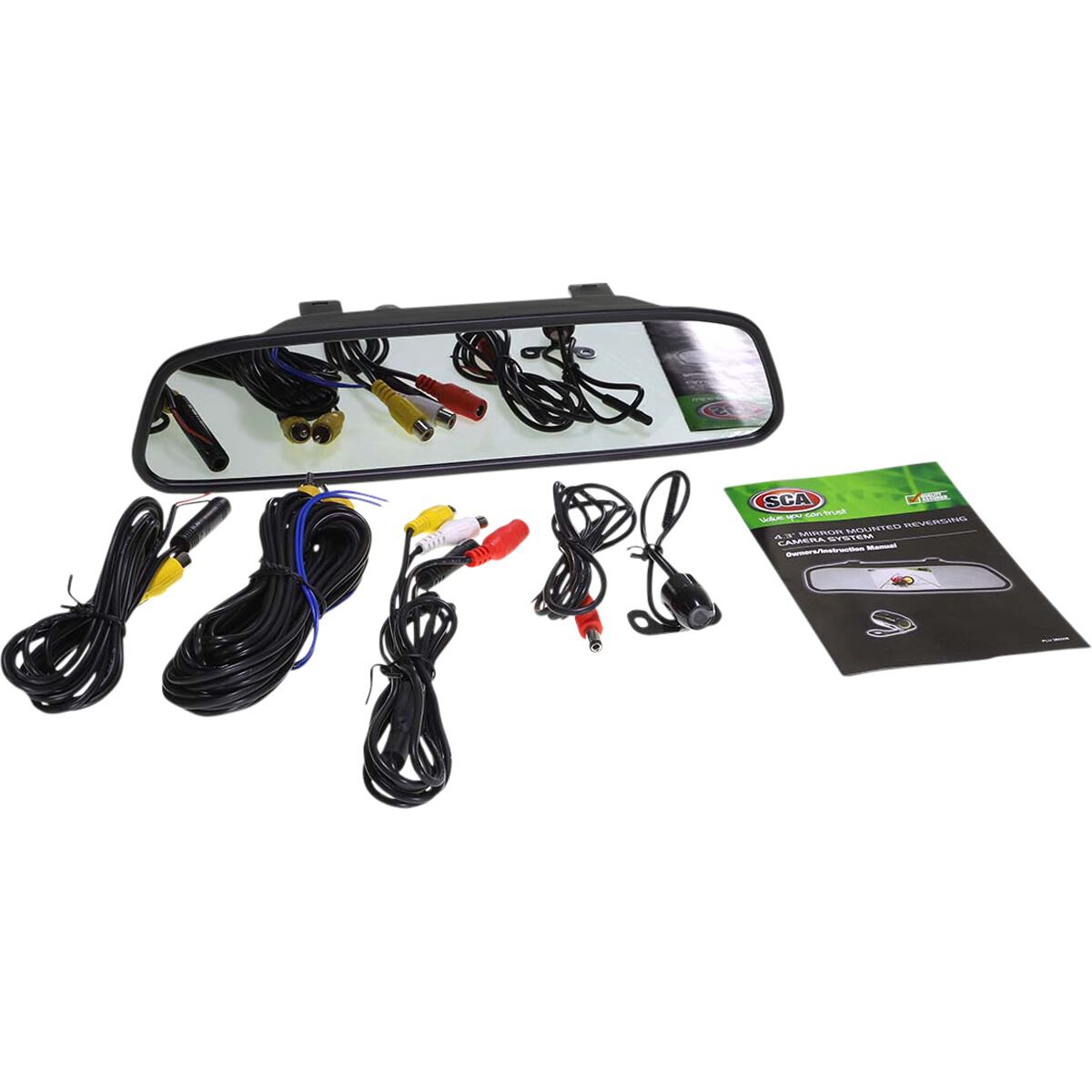 SCA SCA43M 4.3" Mirror Mounted Wired Reversing Camera, , scaau_hi-res