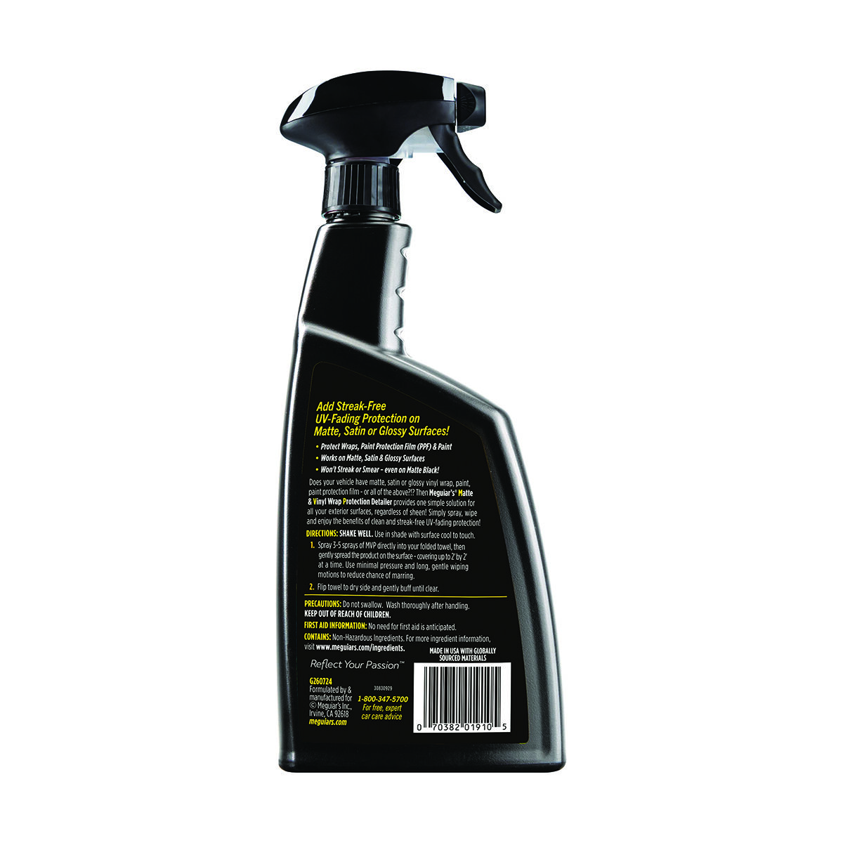 Meguiar's Matte & Vinyl Wrap Protection Detailer 710mL, , scaau_hi-res