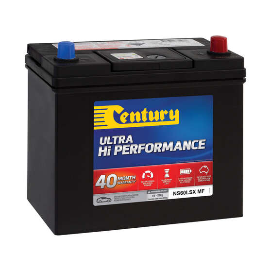 Century Ultra Hi Performance Car Battery NS60LSX MF, , scaau_hi-res