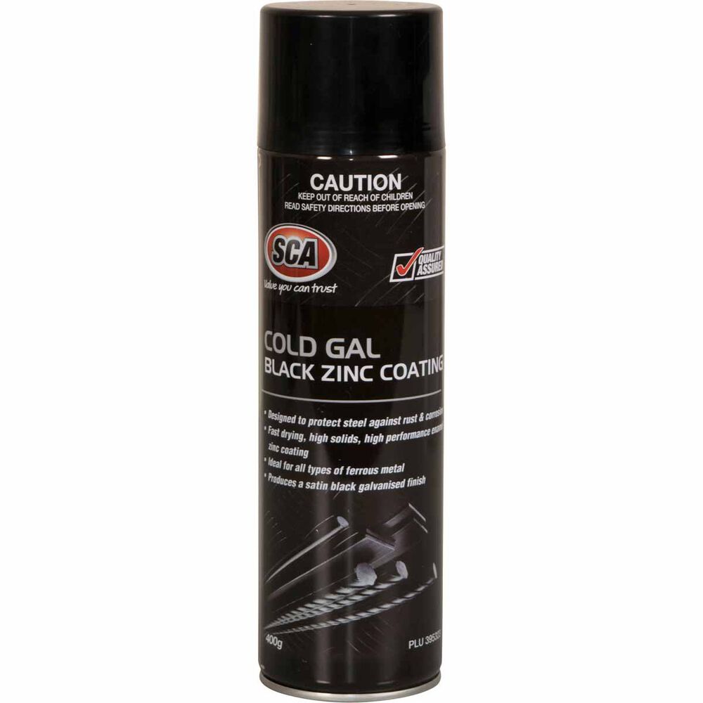 SCA Cold Gal Zinc Coating, Black 400g Supercheap Auto