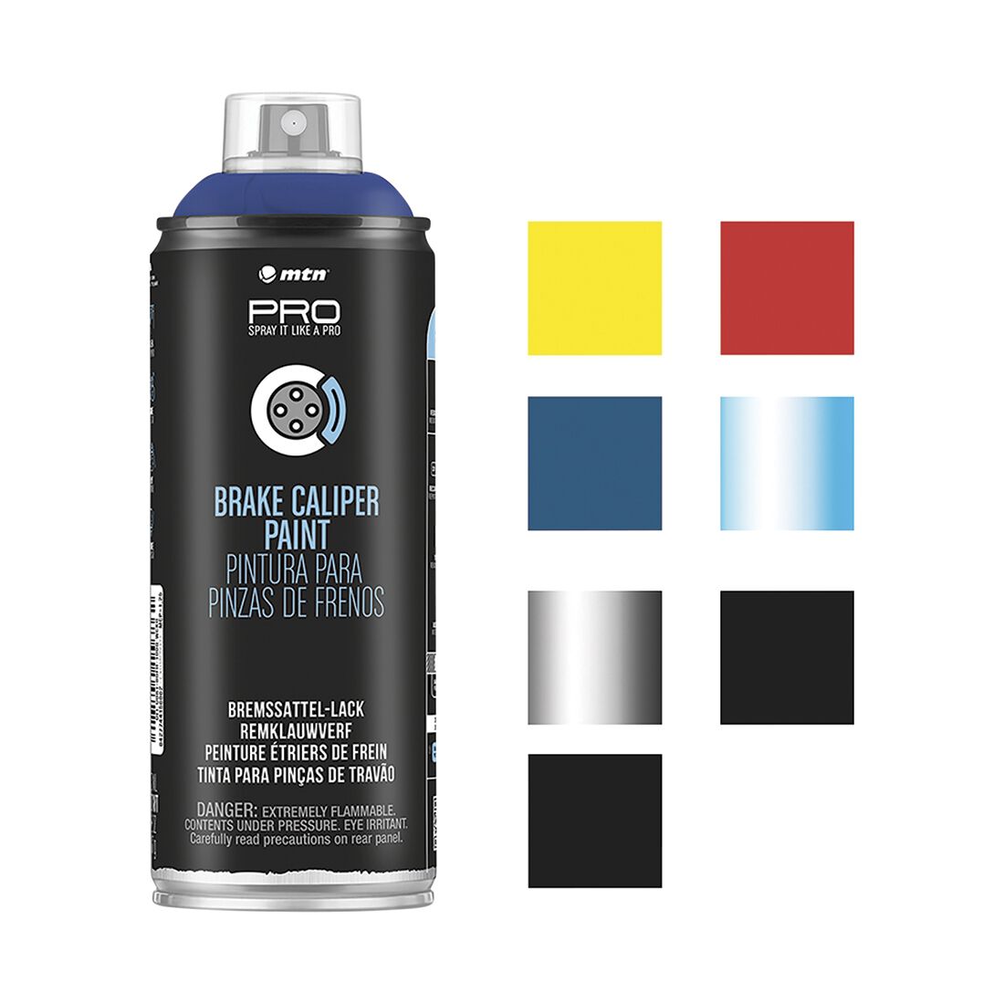 MTN Pro Electric Blue Brake Caliper Spray Paint 400mL, , scaau_hi-res
