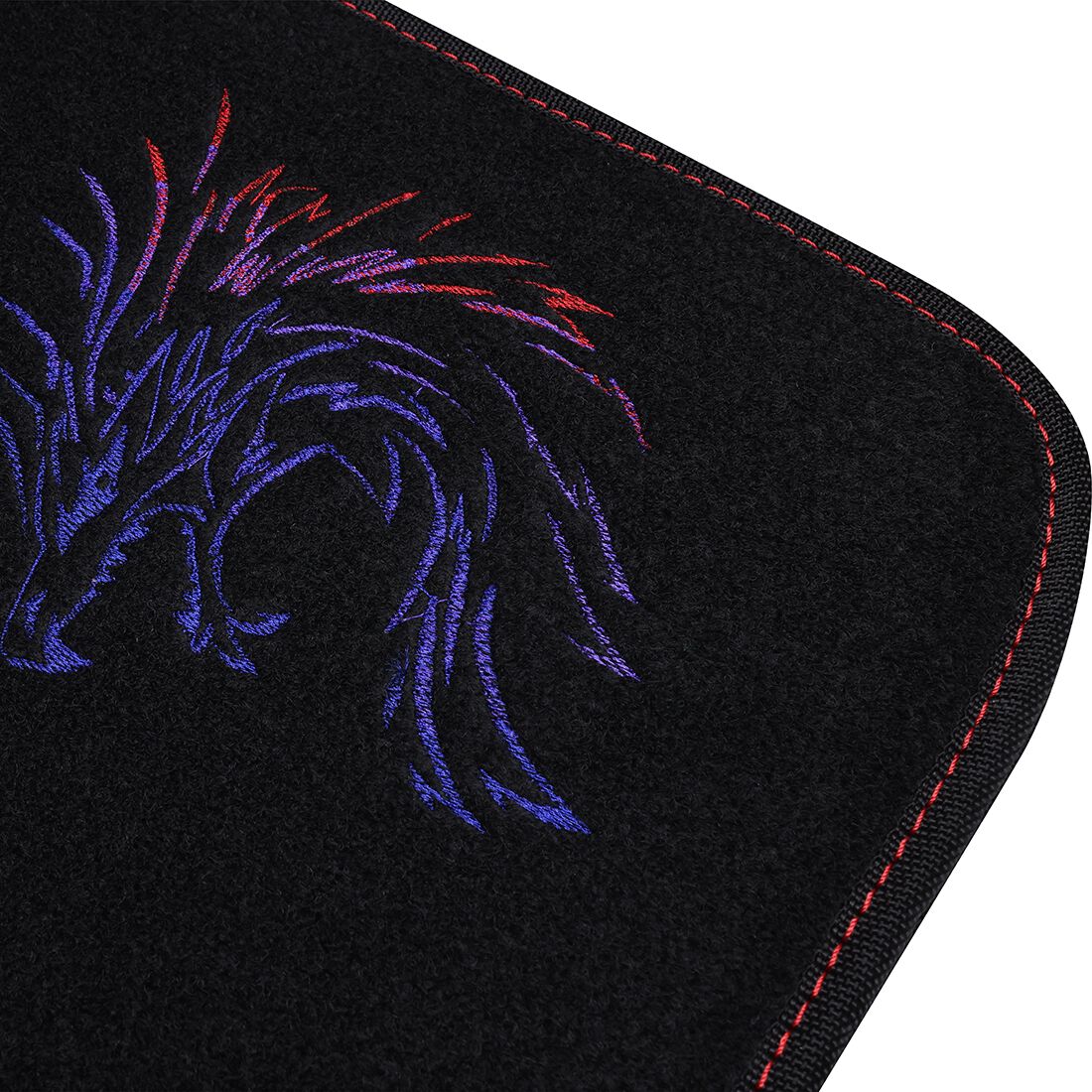 SCA Dragon Floor Mats Carpet Red/Black Set of 4, , scaau_hi-res