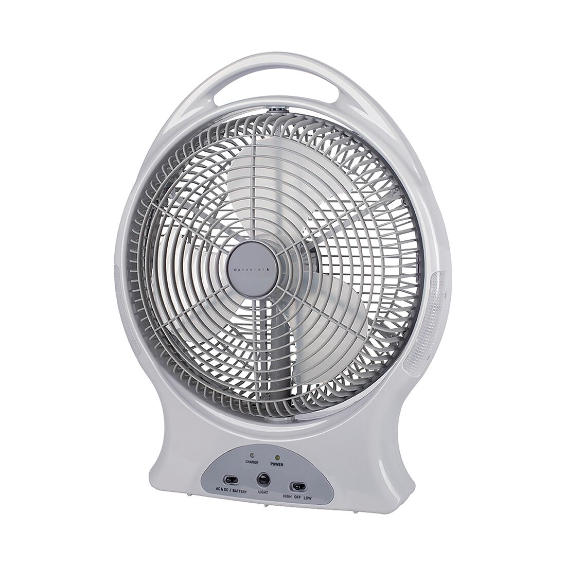 Wanderer Oscillating Rechargeable Fan 12in, , scaau_hi-res