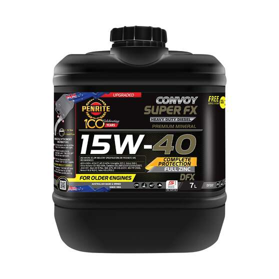 Penrite Convoy Diesel FX Engine Oil - 15W-40 7 Litre, , scaau_hi-res