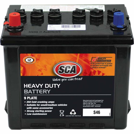 Sca Car Battery S46 350cca Supercheap Auto