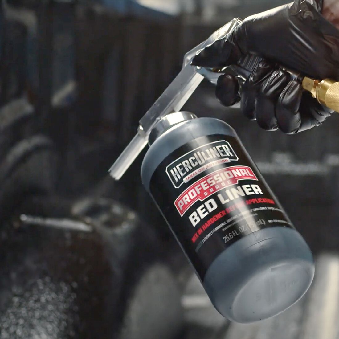 Herculiner Bed Liner Protective Coating Pro Kit 3.78 Litres, , scaau_hi-res