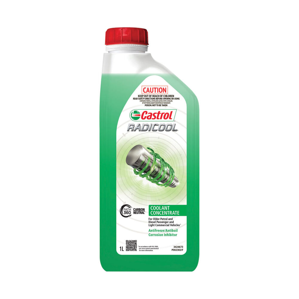 Castrol Radicool Green AntiFreeze/AntiBoil Concentrate Coolant 1