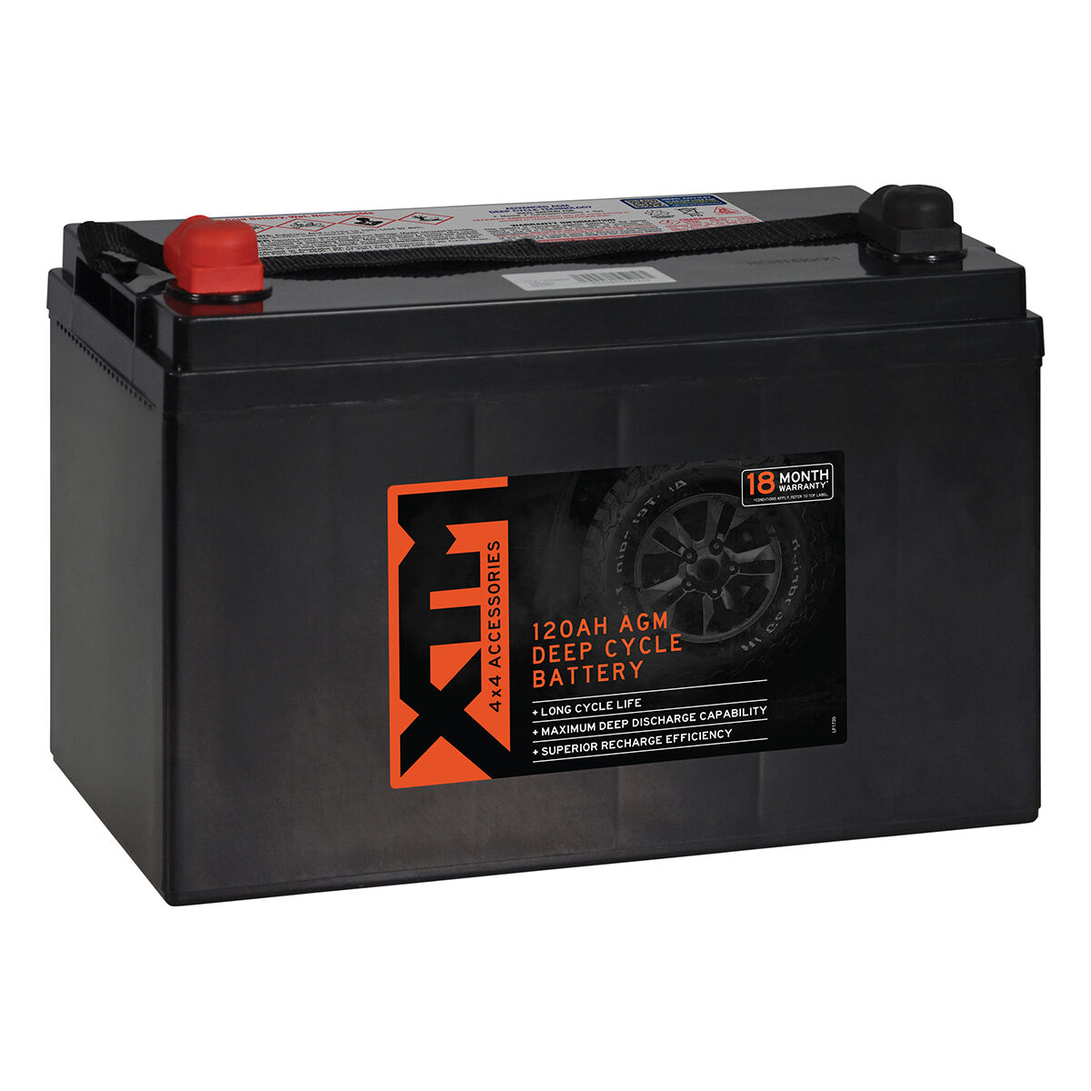 XTM Deep Cycle AGM Battery DC12-120, , scaau_hi-res