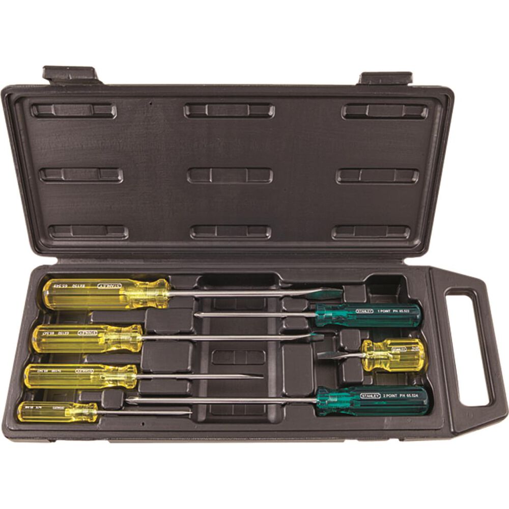 Stanley Screwdriver Set Acetate, 7 Piece Supercheap Auto