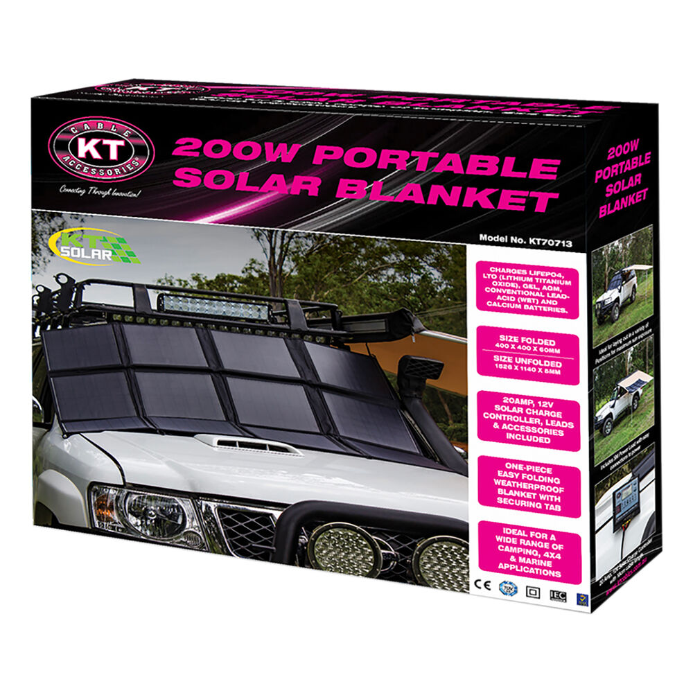 KT Cables 200 Watt Solar Blanket Supercheap Auto