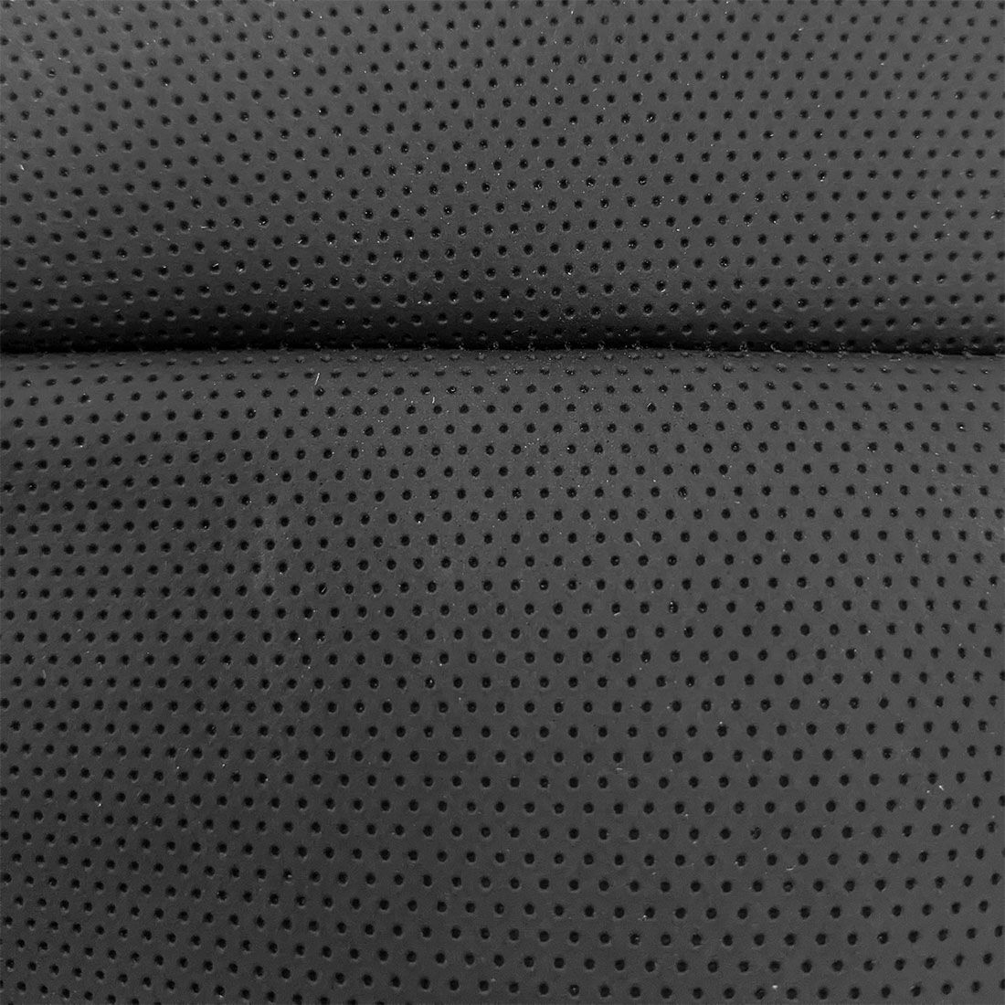 Dickies Premium Leather Look & Suede Seat Covers Black Adjustable Headrests Airbag Compatible, , scaau_hi-res