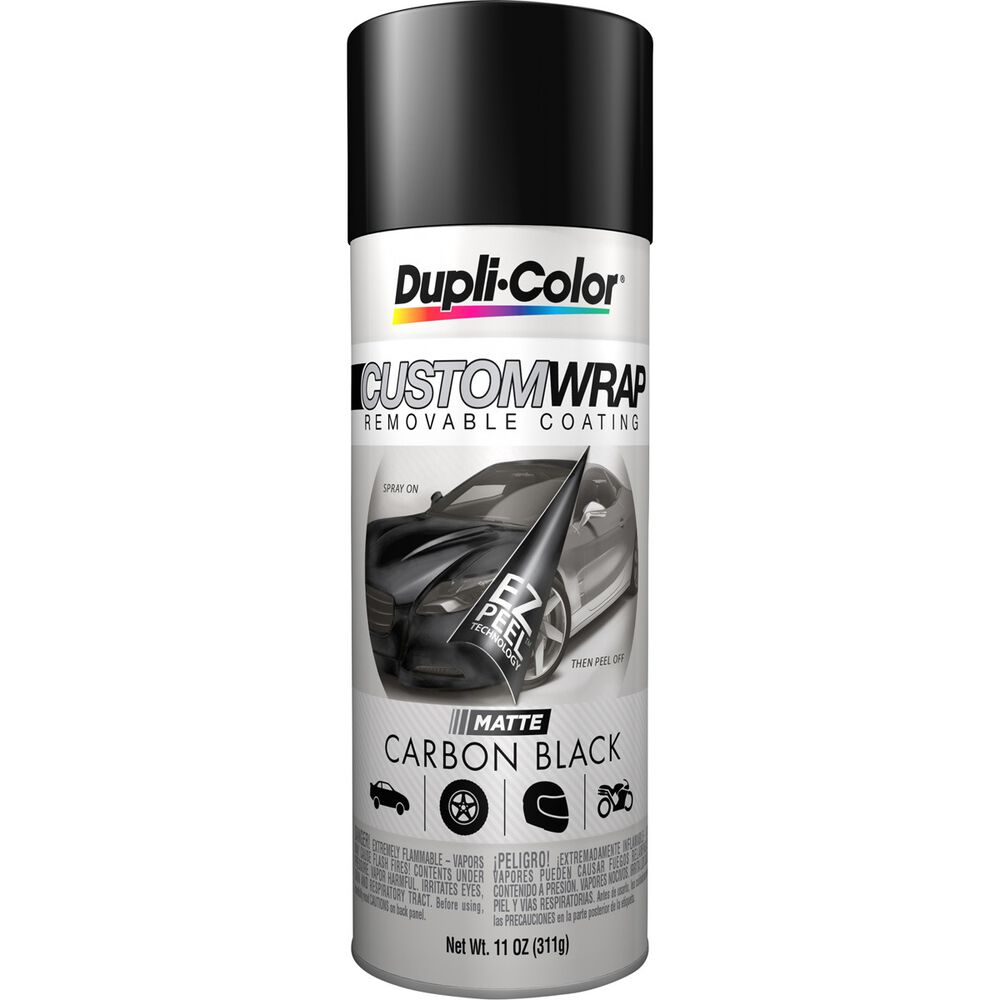 Dupli-Color Aerosol Paint Custom Wrap - Matte Carbon Black ...