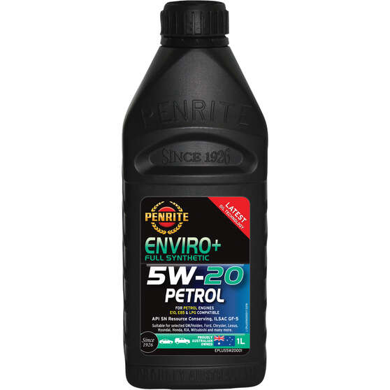 Penrite Enviro+ Engine Oil - 5W-20 1 Litre, , scaau_hi-res