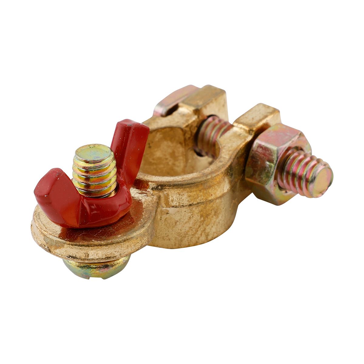 Century Battery Terminal, Solid Brass, Wingnut Type - Positive, , scaau_hi-res