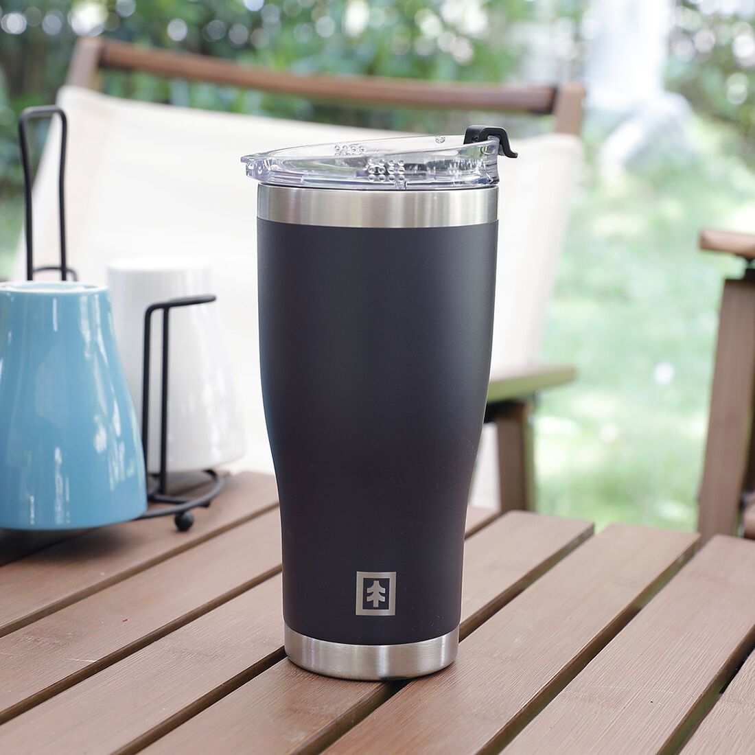 Swiss Tech Tall Tumbler - 20oz/591ml, Charcoal, , scaau_hi-res