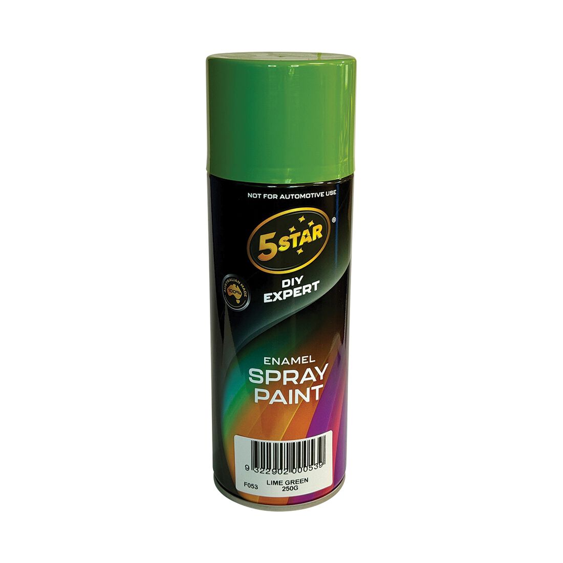 5 Star Enamel Spray Paint Lime Green 250g, , scaau_hi-res