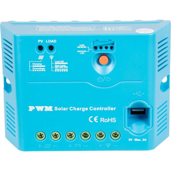 Ridge Ryder Solar Charge Regulator W Usb 12 24v 30 Amp Supercheap Auto