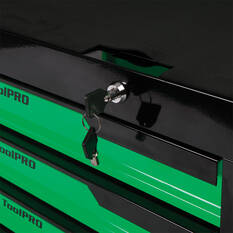 ToolPRO Neon Tool Chest Green 6 Drawer 42 Inch, , scaau_hi-res