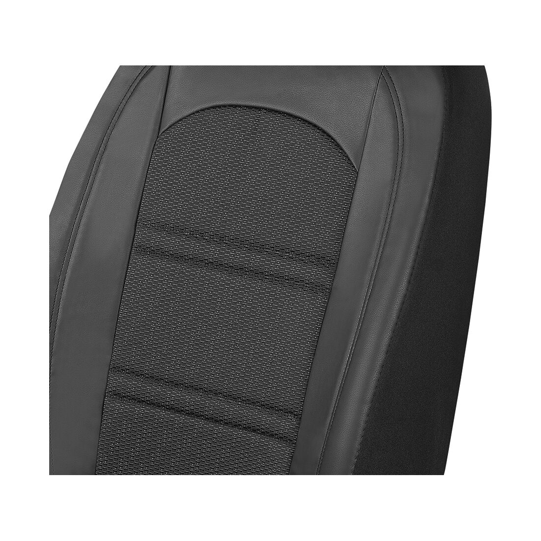 SCA Memory Foam Jacquard Seat Covers Black, Adjustable Headrests, Airbag Compatible, Size 30A, , scaau_hi-res