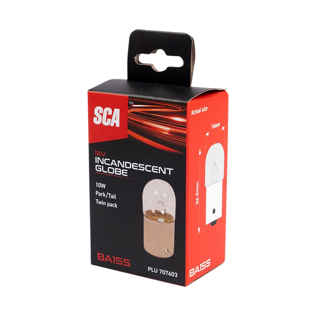 SCA Incandescent Globe - R10W 12V 10W - 2 Pack, , scaau_hi-res