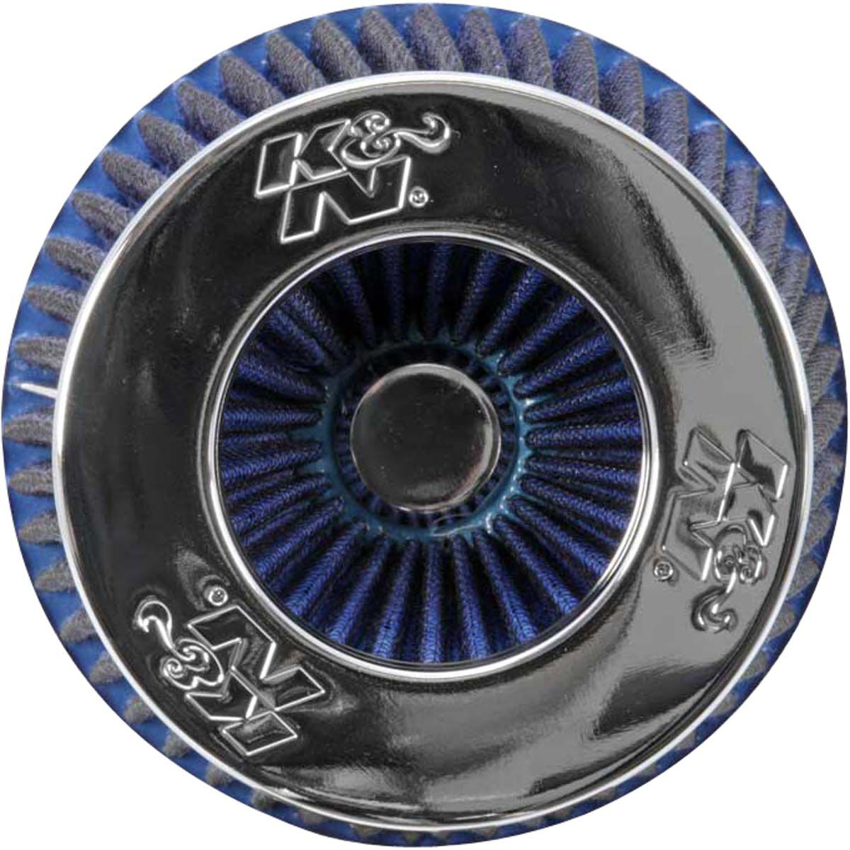 K&N Universal Clamp-On Air Filter - Blue, RG-1001BL, , scaau_hi-res