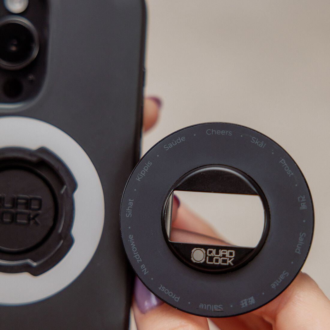 Quad Lock MAG Phone Ring/Stand and Bottle Opener, , scaau_hi-res