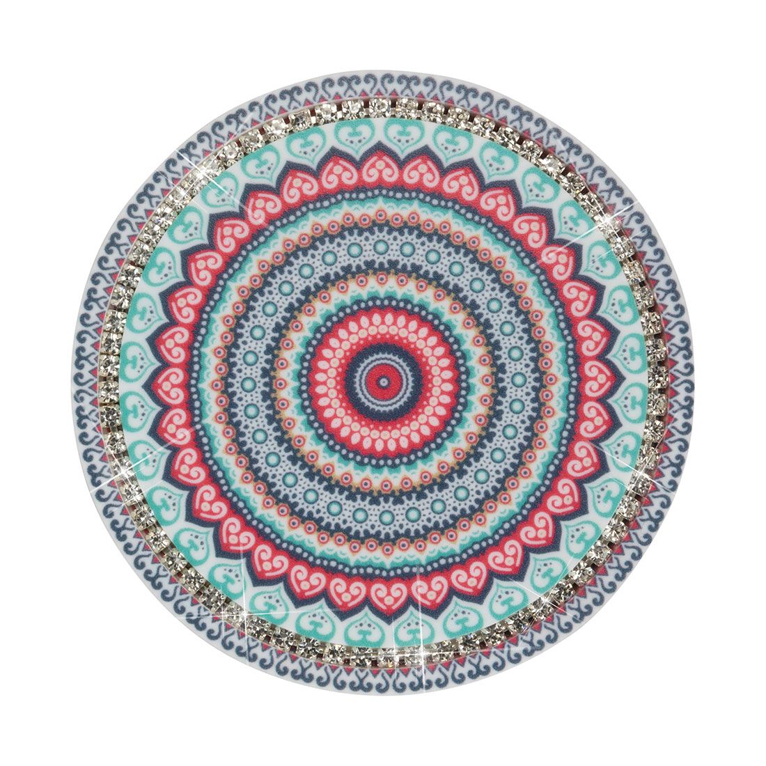 Cabin Crew Drink Coasters Aqua/Pink/Bling, , scaau_hi-res