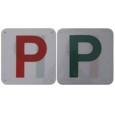 SCA P Plate - Plastic, Red and Green, NSW/ACT/QLD/TAS/NT/SA, 2 Pack, , scaau_hi-res