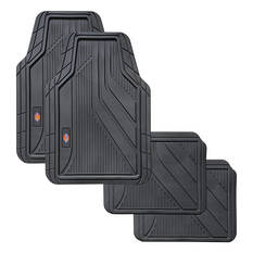 Dickies Rubber OG Logo Car Floor Mats - Set of 4, Black, , scaau_hi-res