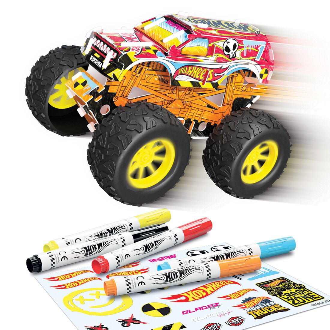 Hot Wheels Creative Maker Kitz - Custom Monster Trucks, , scaau_hi-res