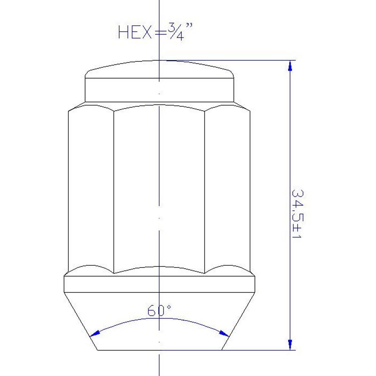 Calibre Wheel Nuts SN12150, Tapered, M12x1.50, , scaau_hi-res