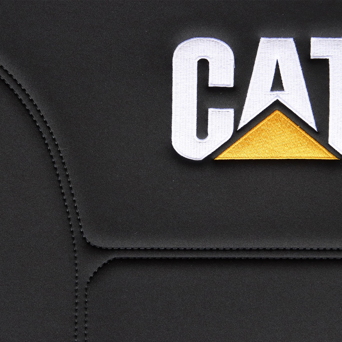 CAT Neoprene Seat Covers Black Adjustable Headrests Size 30 Front Pair Airbag Compatible, , scaau_hi-res