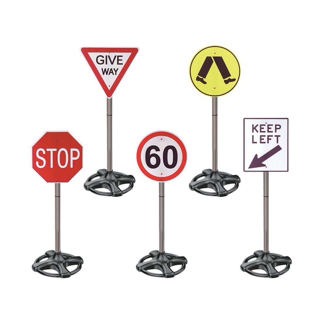 Road Sign Set 5 Piece, , scaau_hi-res