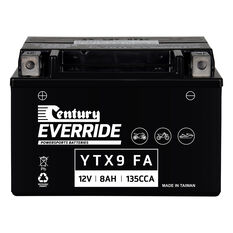 Century Powersports Small Engine Battery YTX9-BS FA, , scaau_hi-res