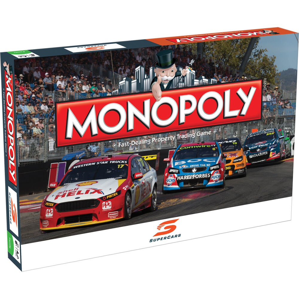 Monopoly Board Game Supercars Supercheap Auto