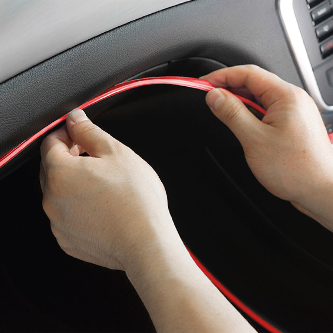 TypeS Interior Accent Strip Red 3.2m, , scaau_hi-res