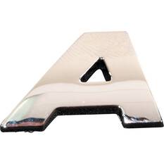SCA 3D Chrome Badge Letter A, , scaau_hi-res