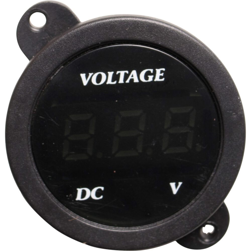 Ridge Ryder 12V Voltmeter Digital Supercheap Auto