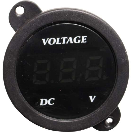 Ridge Ryder 12V Voltmeter - Digital, , scaau_hi-res