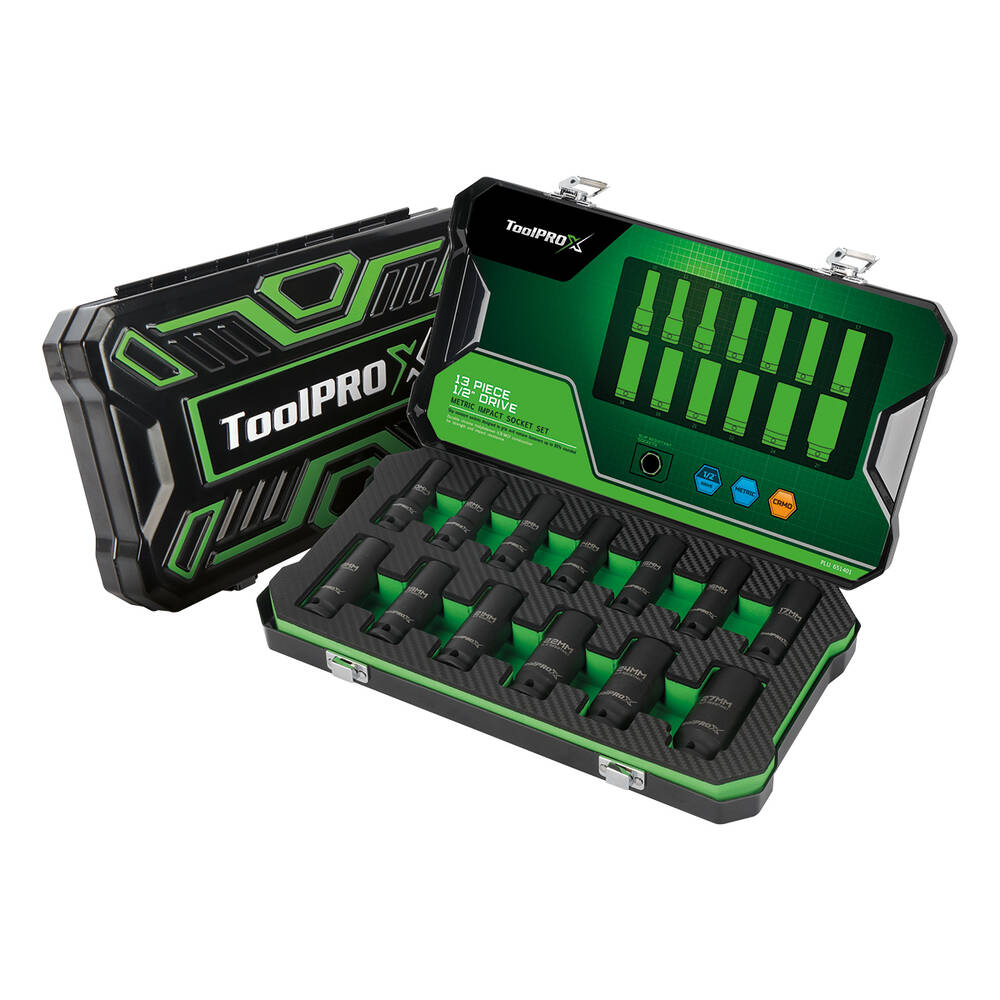 Think Pro Socket Set ToolPRO-X Impact Socket Set 1/2