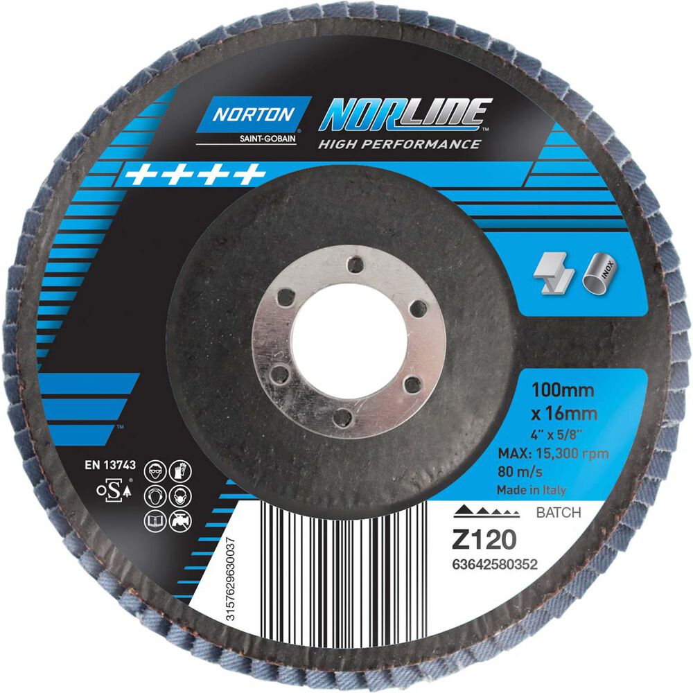 Norton Flap Disc 120 Grit 100mm Supercheap Auto