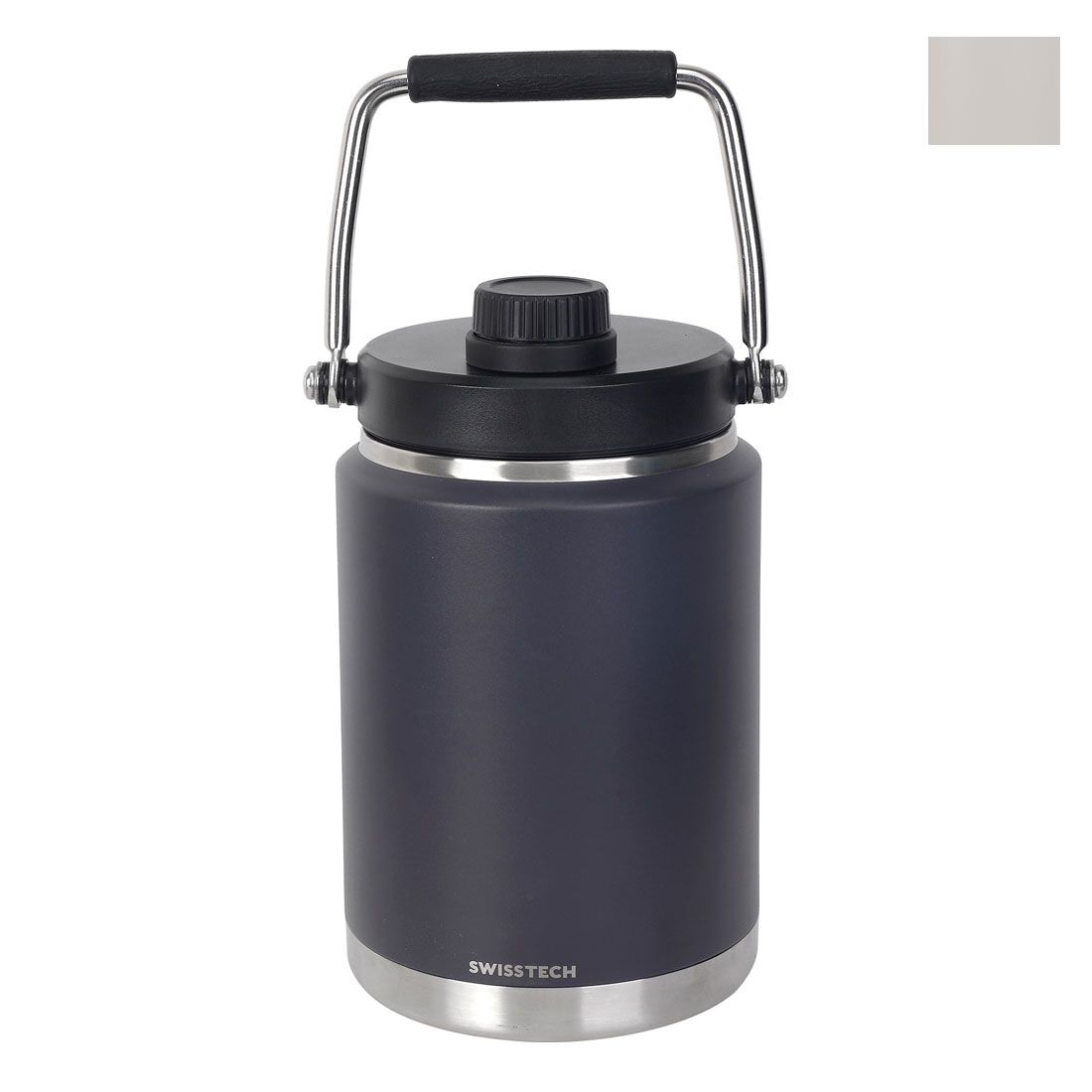 Swiss Tech Jug - 64oz/1892ml, Charcoal, , scaau_hi-res