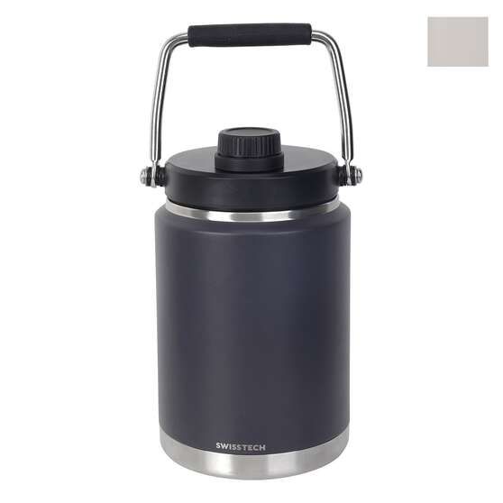 Swiss Tech Jug - 64oz/1892ml, Charcoal, , scaau_hi-res